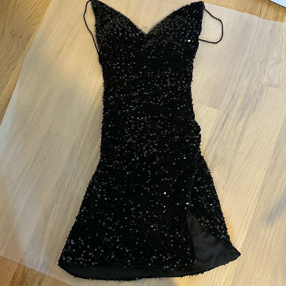 Berlinnova black sequins dress size 2